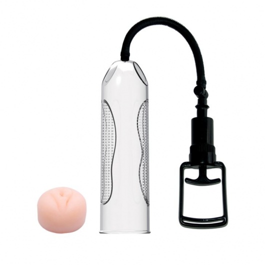 Помпа мужская со вставкой в виде вагины - 25 см. - Baile - в Подольске купить с доставкой