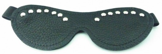 Черная маска с декором - БДСМ Арсенал - купить с доставкой в Подольске