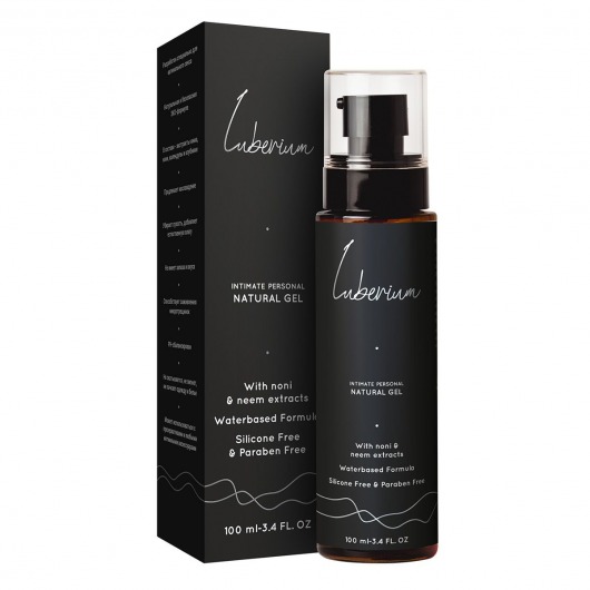 Интимный гель на водной основе с экстрактами нони и нима Luberium Natural Gel - 100 мл. - Luberium - купить с доставкой в Подольске