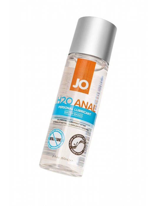 Анальный лубрикант на водной основе JO Anal H2O - 60 мл. - System JO - купить с доставкой в Подольске