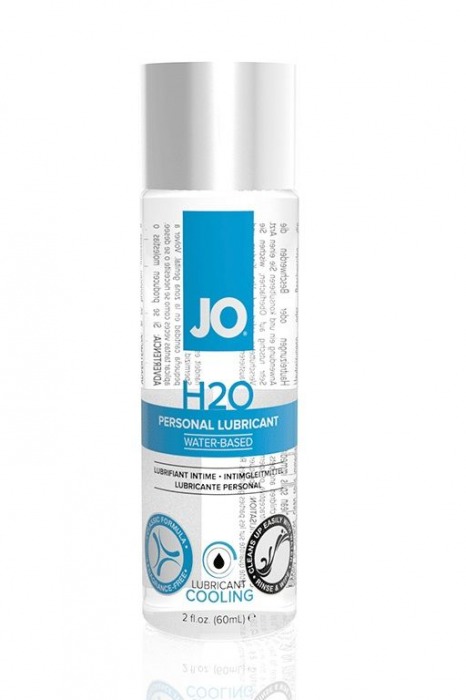 Охлаждающий лубрикант на водной основе JO Personal Lubricant H2O COOLING - 60 мл. - System JO - купить с доставкой в Подольске