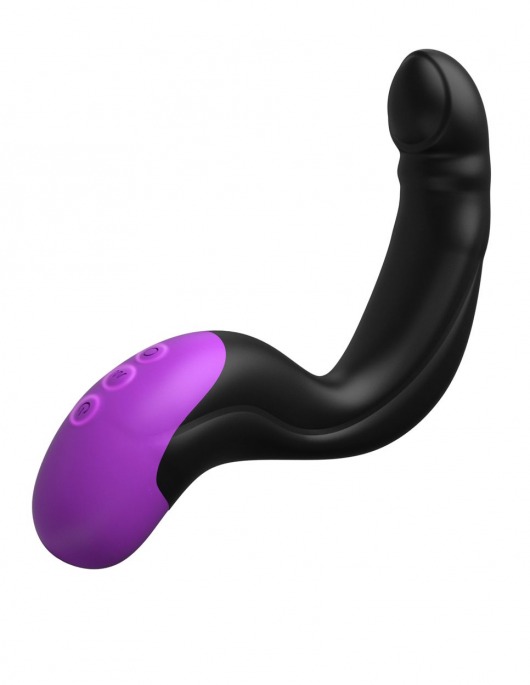 Черно-фиолетовый вибромассажёр простаты Hyper-Pulse P-Spot Massager - Pipedream - в Подольске купить с доставкой