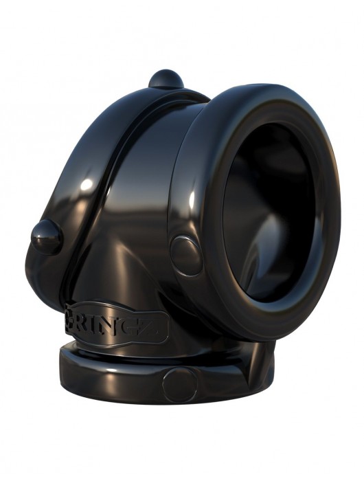 Черное эрекционное кольцо Rock Hard Cock Pipe - Pipedream - в Подольске купить с доставкой