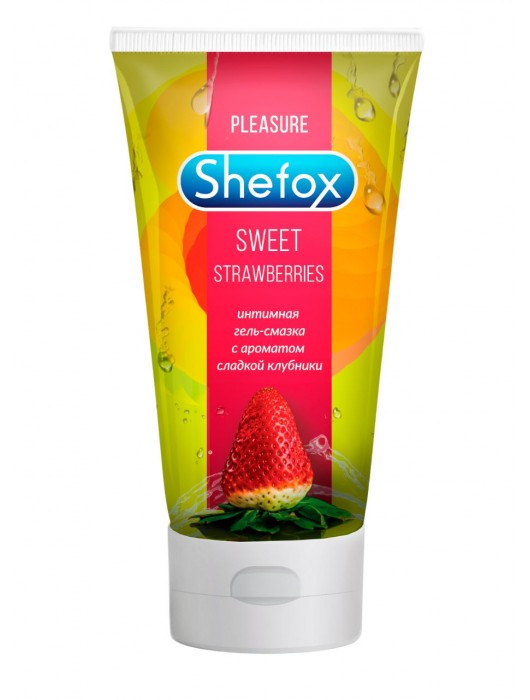 Интимная гель-смазка Shefox «Сладкая клубника» - 50 мл. - Shefox - купить с доставкой в Подольске