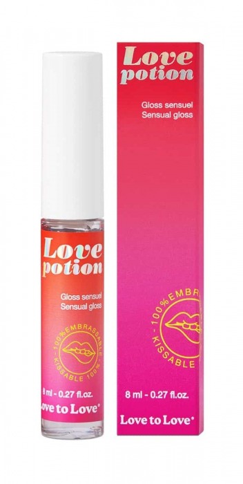 Возбуждающий блеск для губ Love Potion - 8 мл. - Love to Love - купить с доставкой в Подольске