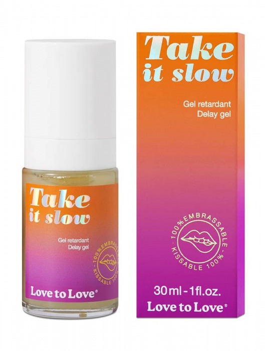 Пролонгирующий гель для мужчин Take It Slow - 30 мл. - Love to Love - купить с доставкой в Подольске
