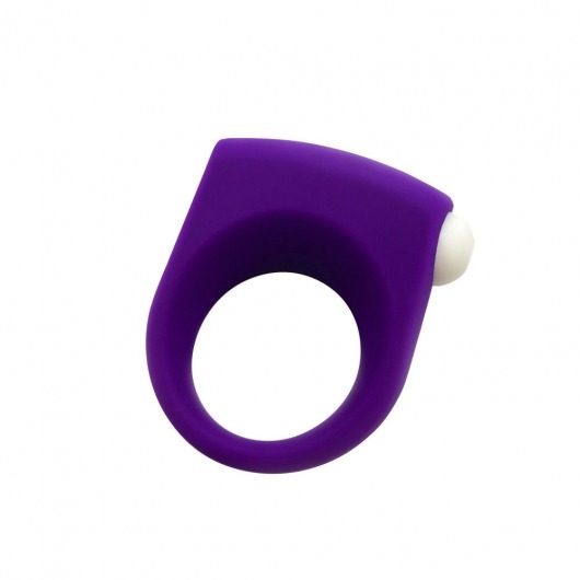 Фиолетовое эрекционное кольцо Puggle Vibrating Ring with Bullet - Adrien Lastic - в Подольске купить с доставкой