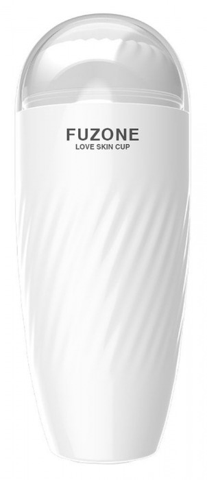 Белый мастурбатор с вибрацией в колбе Fuzone - Boys of Toys - в Подольске купить с доставкой