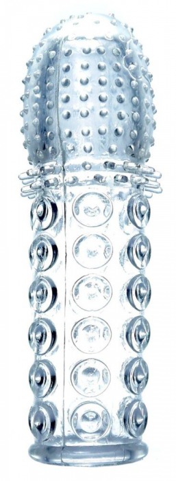 Прозрачная закрытая насадка на пенис - 13,5 см. - Boys of Toys - в Подольске купить с доставкой