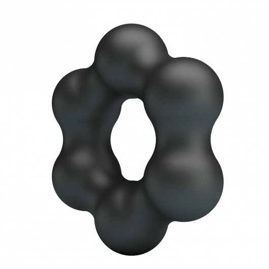 Черное эрекционное кольцо Clauzell - Baile - в Подольске купить с доставкой