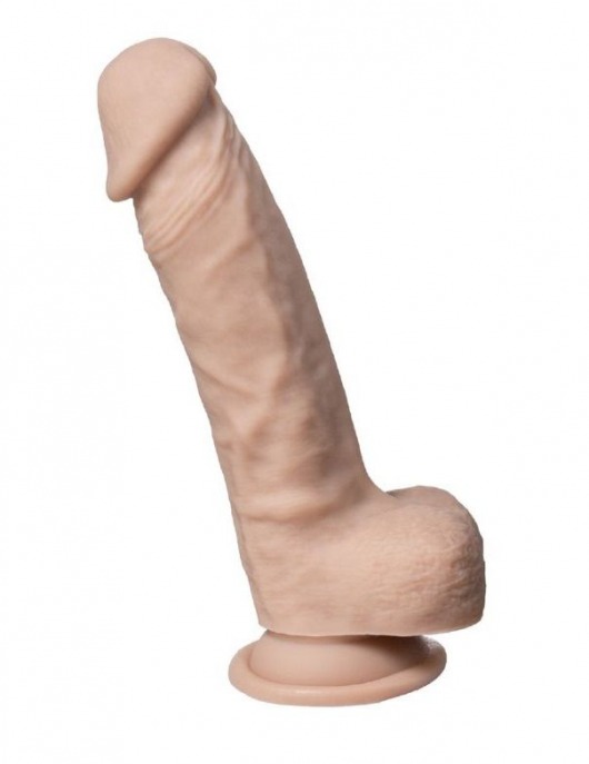 Телесный фаллоимитатор на присоске Real Skin Model 1 - 21 см. - Adrien Lastic