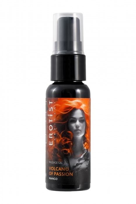 Гель с эффектом вибрации Volcano Of Passion со вкусом манго - 25 мл. - Erotist Lubricants - купить с доставкой в Подольске