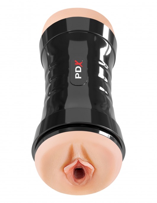 Двусторонний мастурбатор в колбе Super Flip-A-Pussy Over - Pipedream - в Подольске купить с доставкой