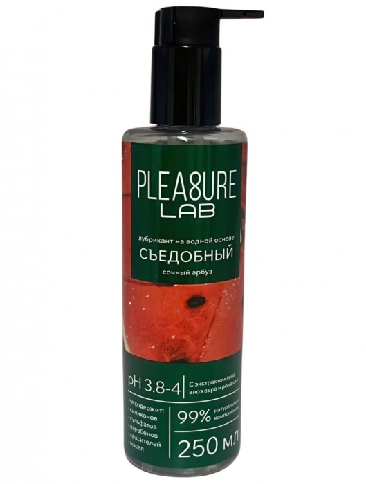 Лубрикант на водной основе Pleasure Lab с ароматом арбуза - 250 мл. - Pleasure Lab - купить с доставкой в Подольске