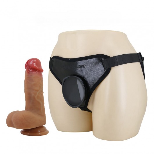 Страпон с универсальным поясом Fogg - 17,5 см. - Baile - купить с доставкой в Подольске