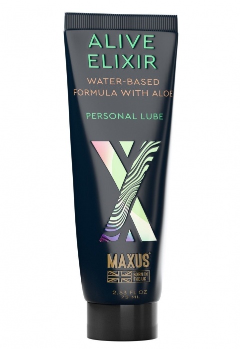 Интимный гель на водной основе MAXUS Alive Elixir - 75 мл. - Maxus - купить с доставкой в Подольске
