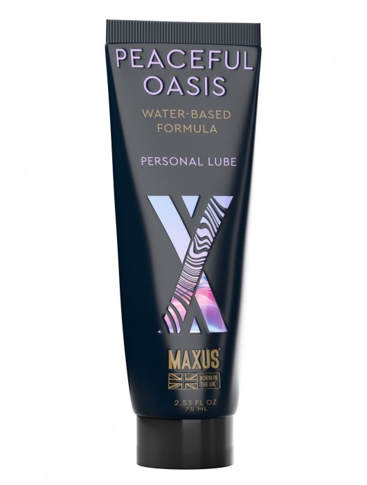 Интимный гель на водной основе MAXUS Peaceful Oasis - 75 мл. - Maxus - купить с доставкой в Подольске