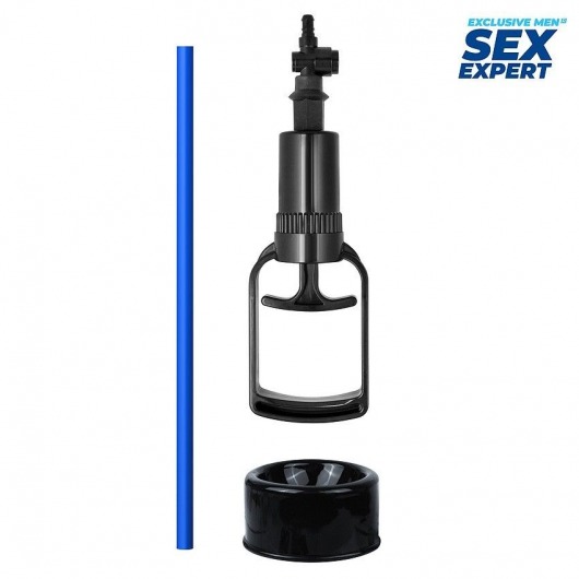 Комплект запасных частей для помпы: ручка, шланг и уплотнительная насадка - Sex Expert - купить с доставкой в Подольске