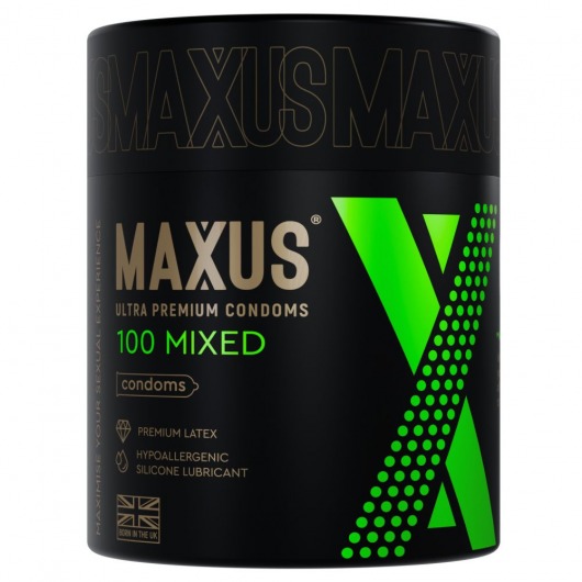 Презервативы MAXUS Mixed - 100 шт. - Maxus - купить с доставкой в Подольске