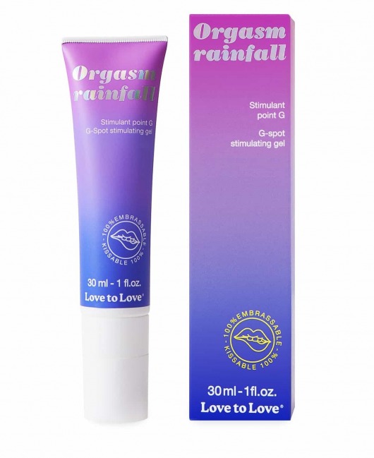 Гель для стимуляции G-точки зоны Orgasm Rainfall - 30 мл. - Love to Love - купить с доставкой в Подольске