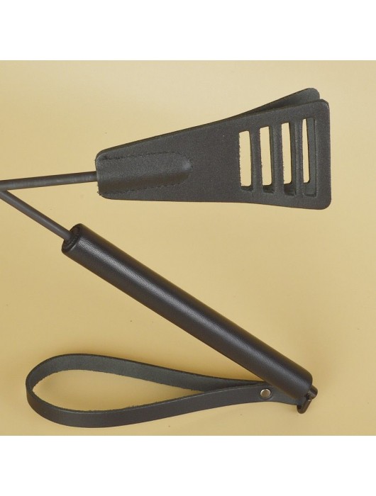 Черный кожаный стек «Сириус» - 60 см. - Sitabella - купить с доставкой в Подольске