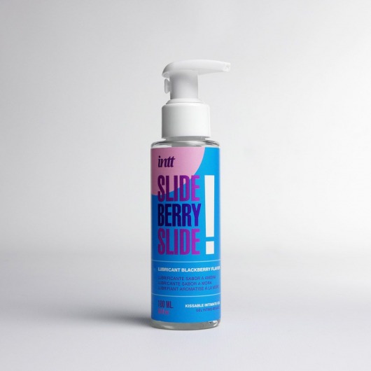 Увлажняющий гель с ароматом ежевики Slide Berry Slide - 100 мл. - INTT - купить с доставкой в Подольске