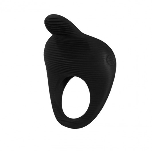 Чёрное эрекционное виброкольцо Thimble - Baile - в Подольске купить с доставкой