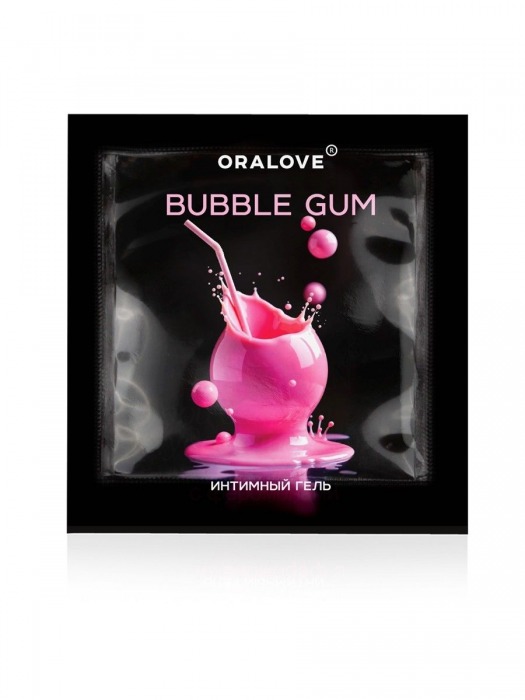 Саше съедобной оральной смазки OraLove с ароматом бабл-гам - 3 гр. - Биоритм - купить с доставкой в Подольске