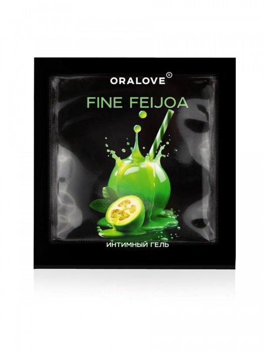 Саше съедобной оральной смазки OraLove с ароматом фейхоа - 3 гр. - Биоритм - купить с доставкой в Подольске