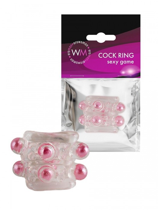 Прозрачная насадка на пенис с цветными шариками - Erowoman-Eroman - в Подольске купить с доставкой