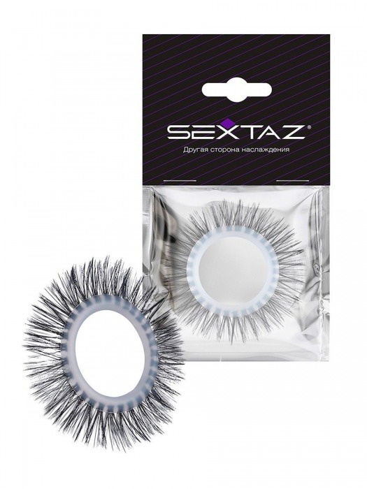 Круглое эрекционное кольцо с длинными «ресничками» - Sextaz - в Подольске купить с доставкой