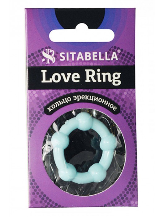 Цветное эрекционное кольцо Love Ring с бусинами - Sitabella - в Подольске купить с доставкой