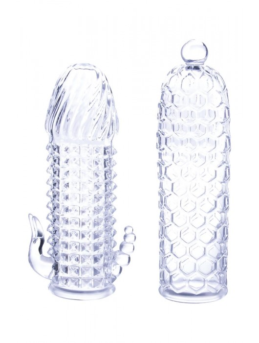 Набор из 2 прозрачных насадок на член Seductive Tickler Sleeves Set - NMC - в Подольске купить с доставкой