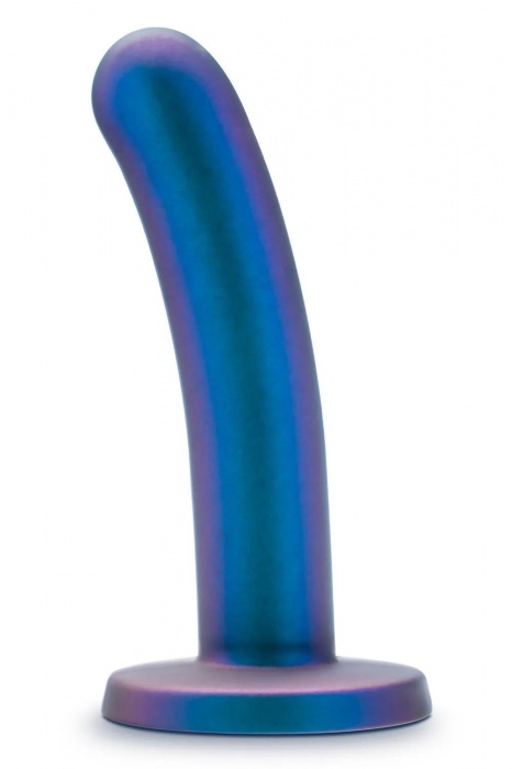 Синяя насадка с гладкой поверхностью Surrender 5.75 Inch Intermediate Pegging Dildo - 14,6 см. - Blush Novelties - купить с доставкой в Подольске
