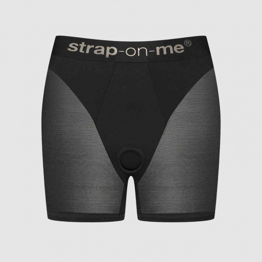 Трусики-шорты для фиксации насадок Strap-on-me Harness Lingerie Halo - size XS - Strap-on-me - купить с доставкой в Подольске