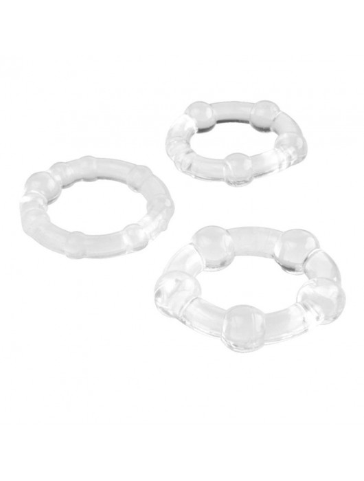 Набор из 3 эрекционных прозрачных колец - Boys of Toys - в Подольске купить с доставкой