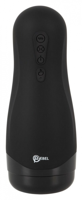 Черный вибромастурбатор с подогревом Masturbator with 3 Functions - Orion - в Подольске купить с доставкой