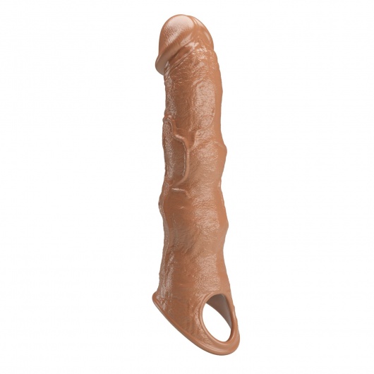 Карамельный фаллоудлинитель с 3 вставками - 28 см. - Baile - в Подольске купить с доставкой