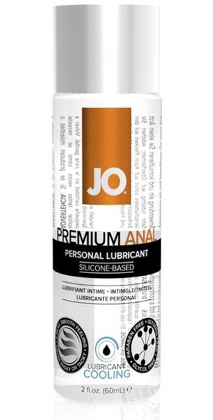 Анальный охлаждающий лубрикант на силиконовой основе JO PREMIUM ANAL COOLING - 60 мл. - System JO - купить с доставкой в Подольске