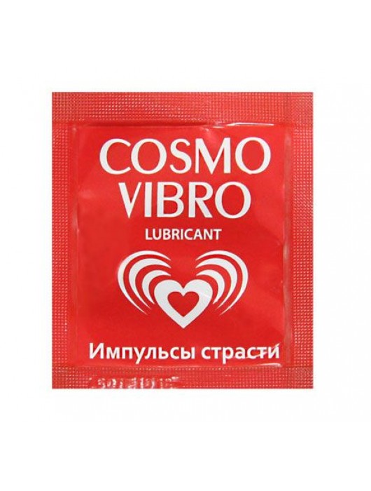 Пробник женского стимулирующего лубриканта на силиконовой основе Cosmo Vibro - 3 гр. - Биоритм - купить с доставкой в Подольске