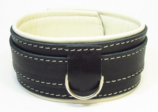 Ошейник со светлым подкладом - БДСМ Арсенал - купить с доставкой в Подольске