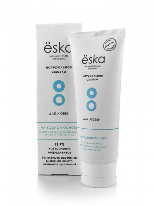 Натуральный лубрикант на водной основе Ёska - 75 мл. - Eska - купить с доставкой в Подольске