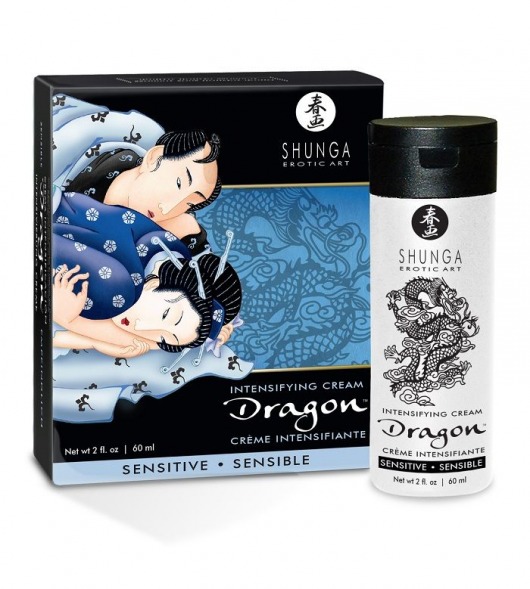 Интимный мужской крем SHUNGA DRAGON SENSITIVE - 60 мл. - Shunga - купить с доставкой в Подольске