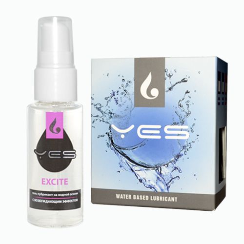 Гель-лубрикант на водной основе Excite с возбуждающим эффектом - 30 мл. - Sitabella - купить с доставкой в Подольске