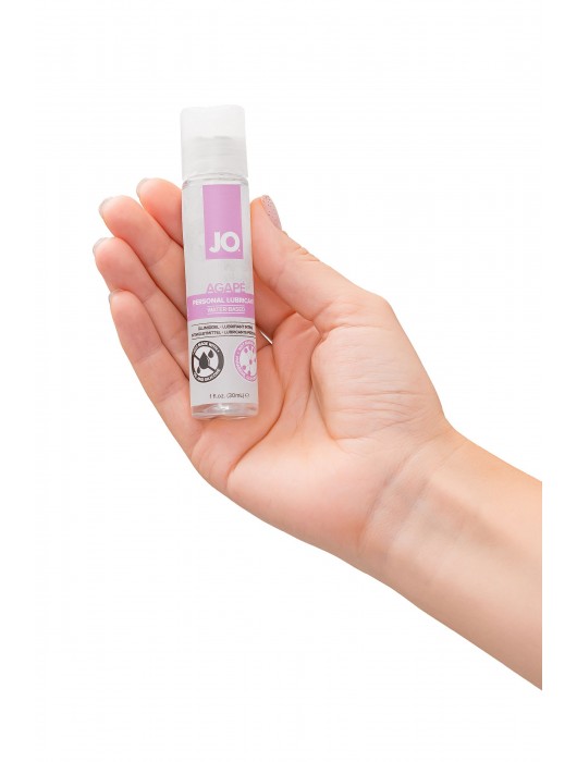 Лубрикант на водной основе для женщин JO AGAPE ORIGINAL - 30 мл. - System JO - купить с доставкой в Подольске
