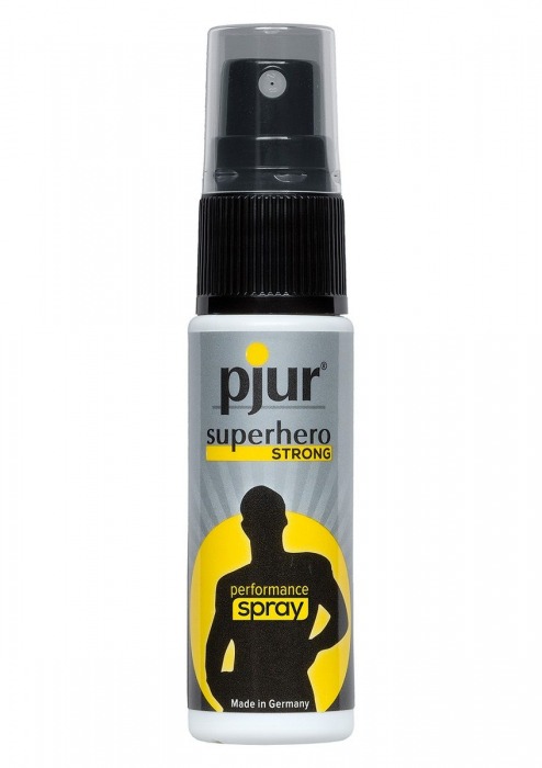 Спрей-пролонгатор длительного действия pjur SUPERHERO Strong Spray - 20 мл. - Pjur - купить с доставкой в Подольске