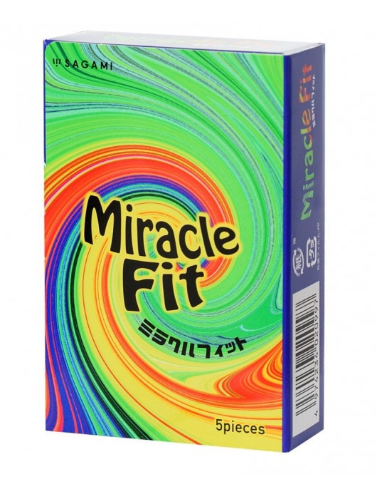 Презервативы Sagami Xtreme Miracle Fit - 5 шт. - Sagami - купить с доставкой в Подольске