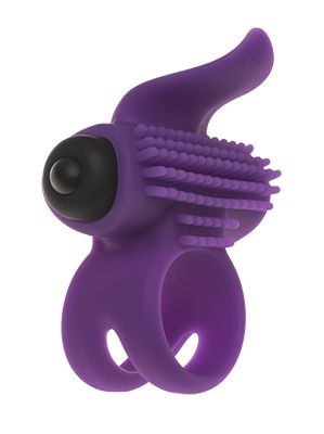 Эрекционное кольцо с подхватом мошонки и стимуляцией клитора Bullet Lastic Ring - Adrien Lastic - в Подольске купить с доставкой