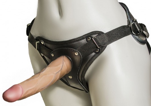 Женский страпон с вагинальной пробкой Woman Strap - 18 см. - LOVETOY (А-Полимер) - купить с доставкой в Подольске