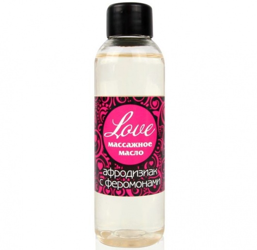 Массажное масло с феромонами Love - 75 мл. - Биоритм - купить с доставкой в Подольске